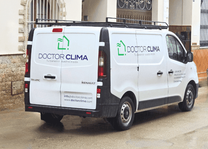 furgoneta vinilo doctor clima