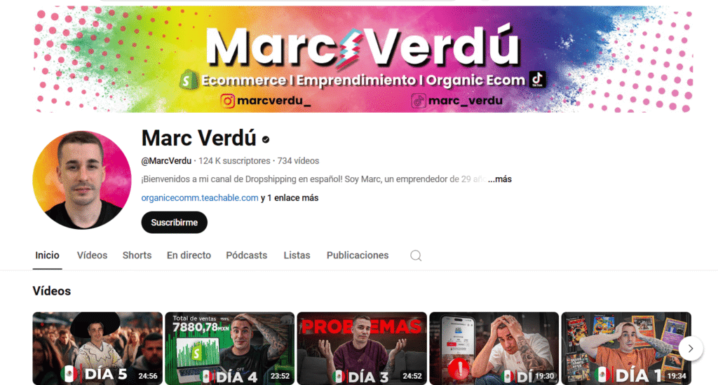 Marc Verdú antes del rebranding